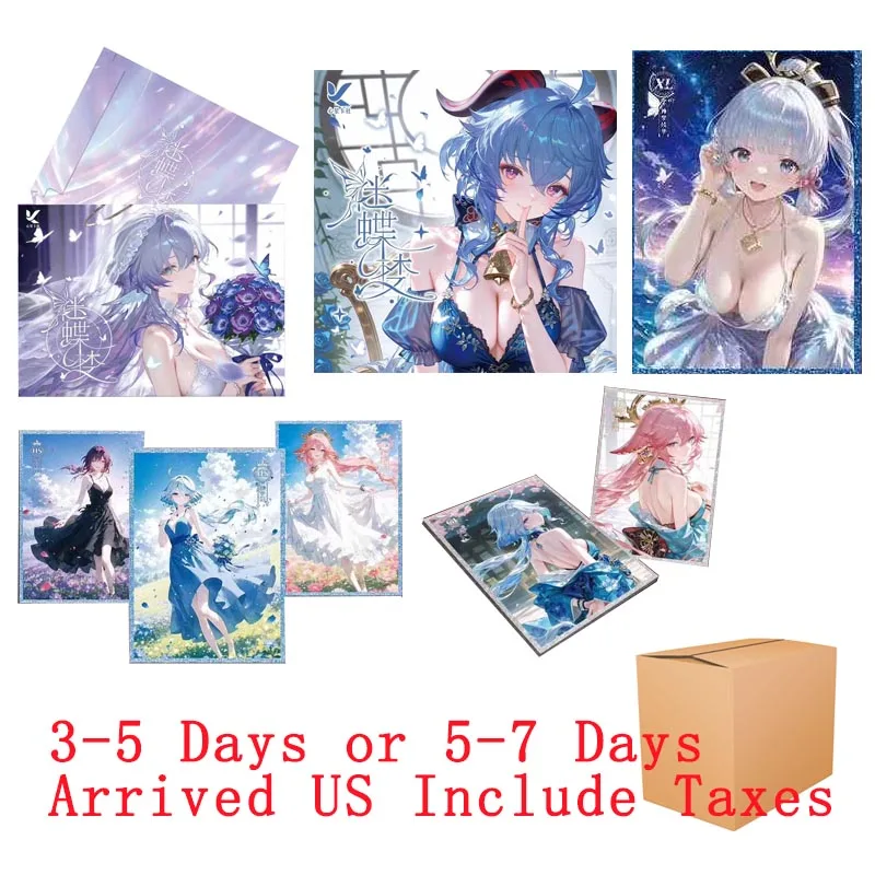 2025 Godin Verhaalkaart Booster Box Super Zeldzame A4 Acryl Kaart Abc Case Waifu Anime Meisje TCG Game Card Doujin Speelgoed en Hobby Gif