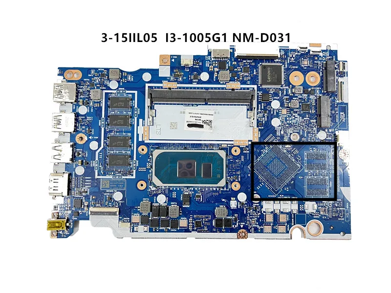 

NM-D031 For Lenovo Ideapad 3-15IIL05 laptop motherboard CPU I3-1005G1 RAM:4G FRU:5B20S44270 5B21B36559 5B21B36558