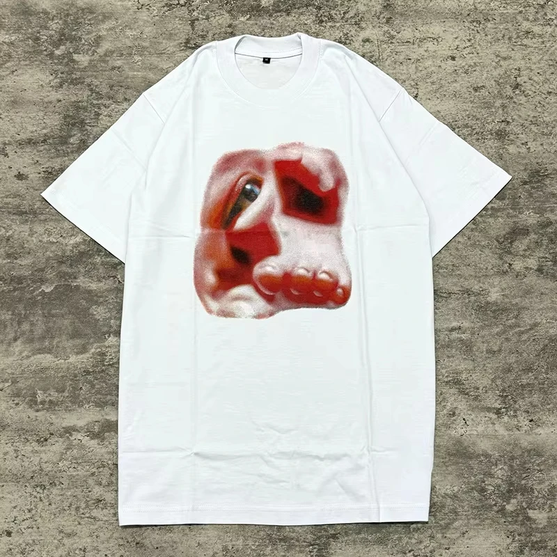 

Floral Print T-Shirt Soft Breathable Casual Comfortable Oversized Long Sleeve Unisex Graphic Print Anime Style Streetwear Top