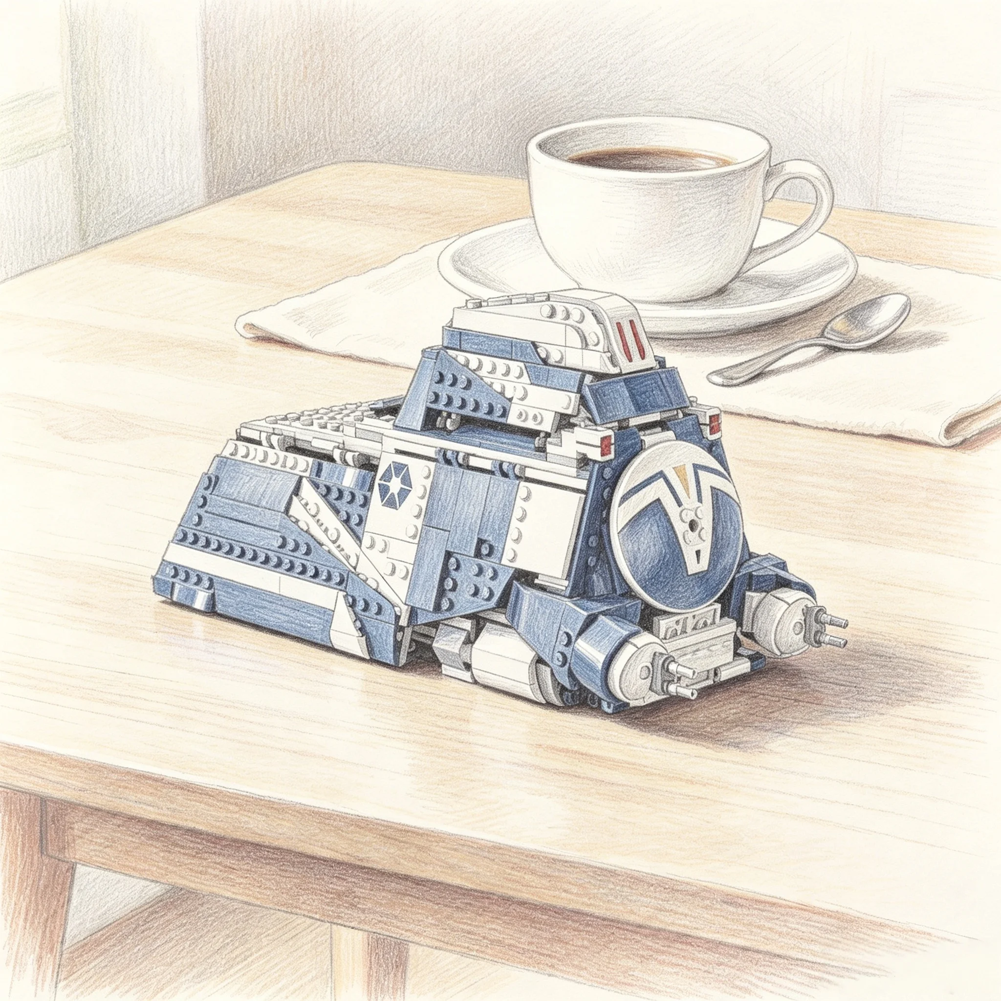 

New Moc building brick modular separatist super tank prototype model block DIY toys gifts for men and women