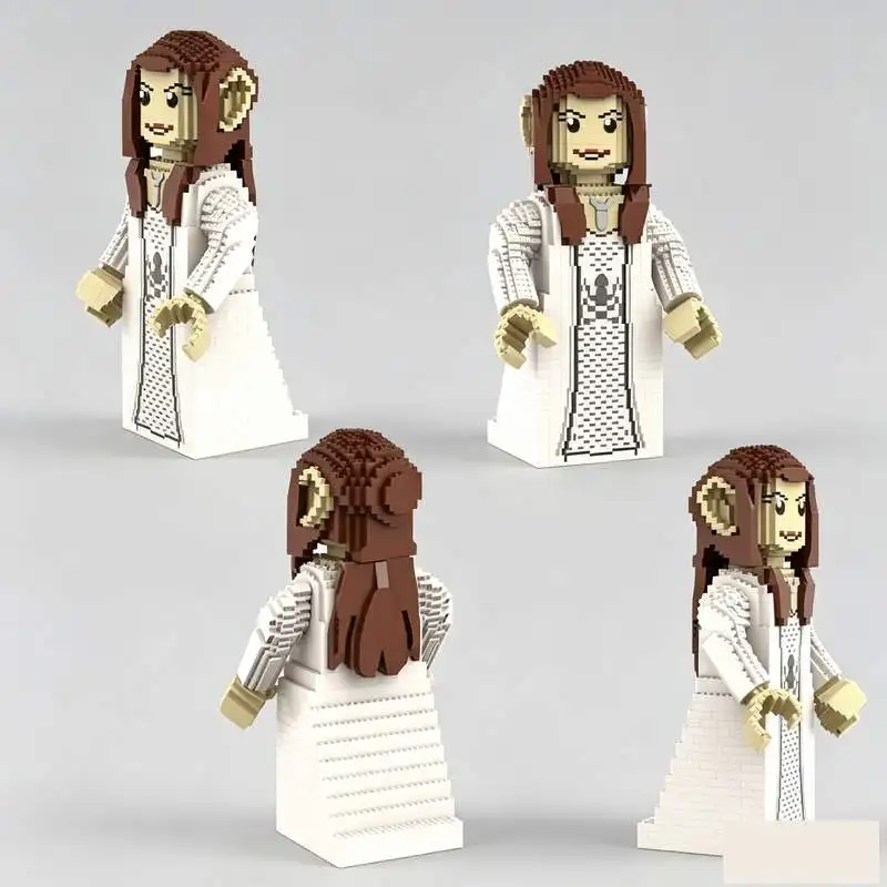 2645PCS Character Large Figure Model Custom DIY Creative Assembly Fantasy Hero Building Blocks Educational Toy Collectible Gifts