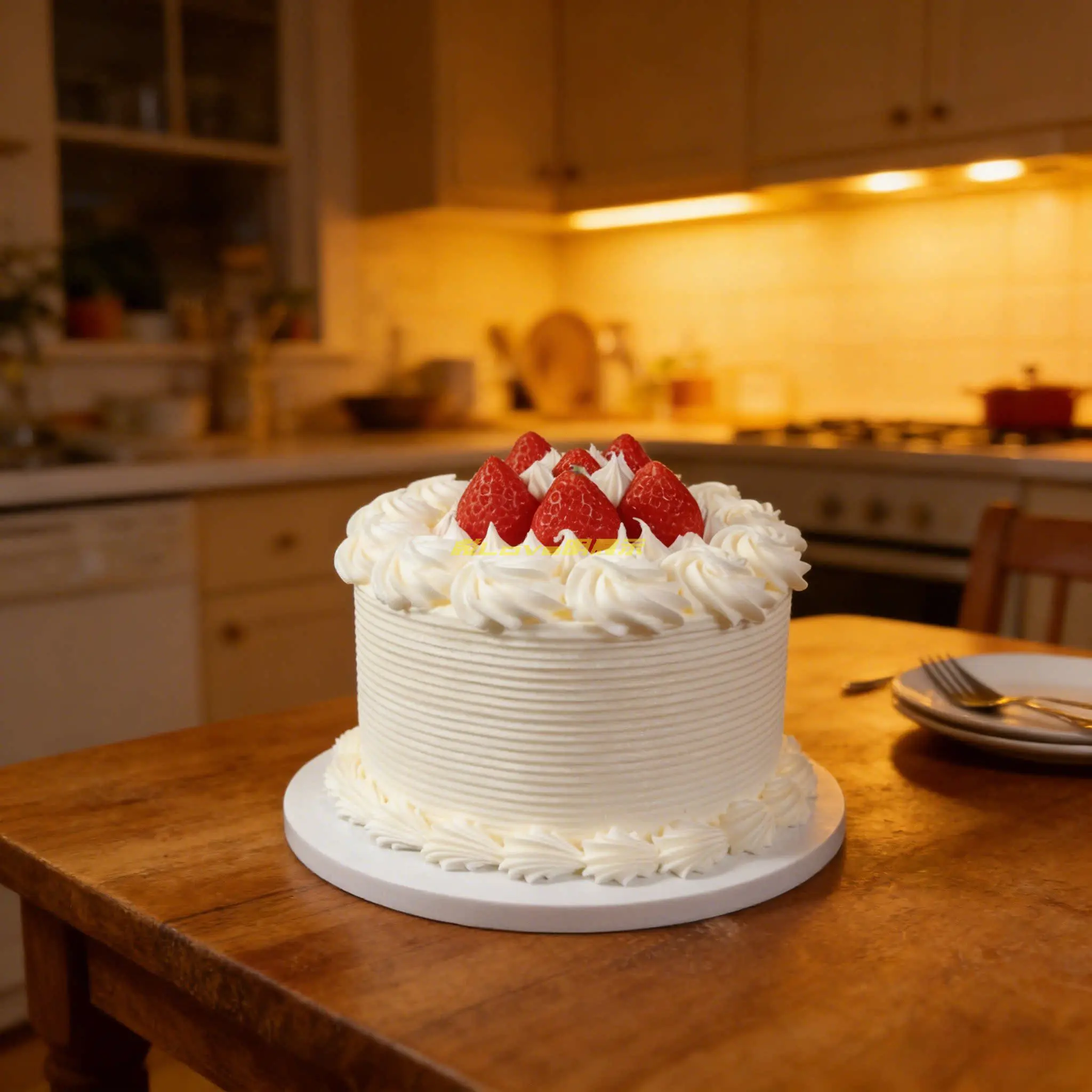 6 Polegada modelo de bolo falso simulação creme de frutas bolo de aniversário sobremesa ornamentos padaria janela exibição amostras foto adereços