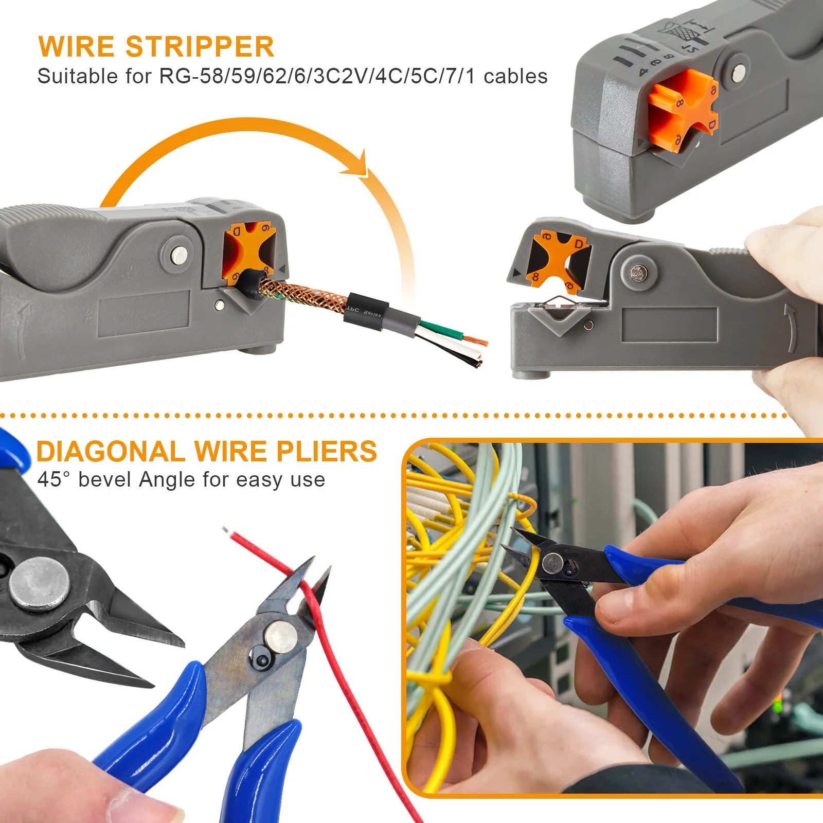 Kit de herramientas de extracción de terminales de coche, arnés de cables eléctricos, Conector de crimpado, Extractor de pines, probador de luz,