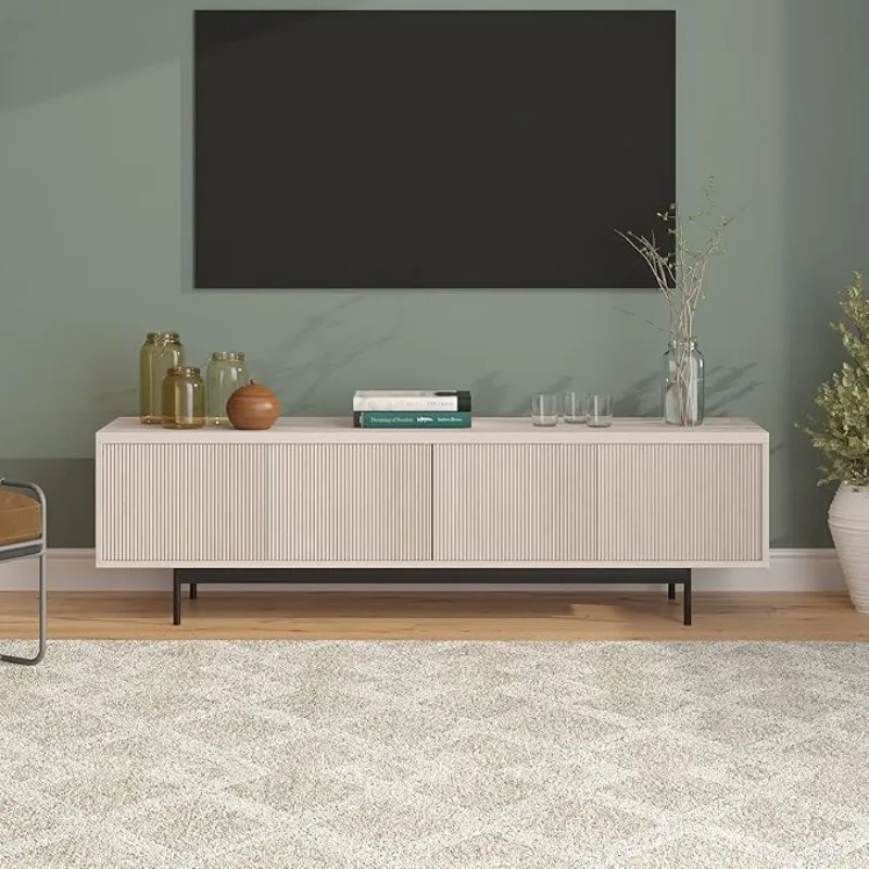 Suporte de TV Whitman, 70" de largura, branco