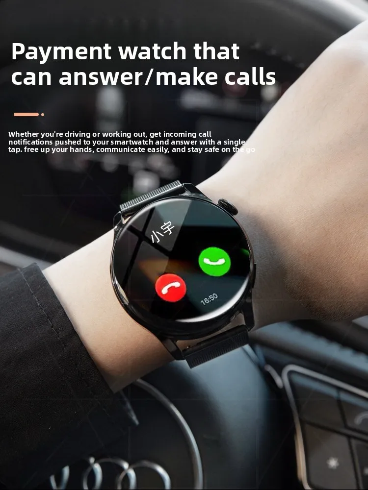 

Zml smart watch bluetooth can make and receive calls watch multi-function digital smart bracelet
