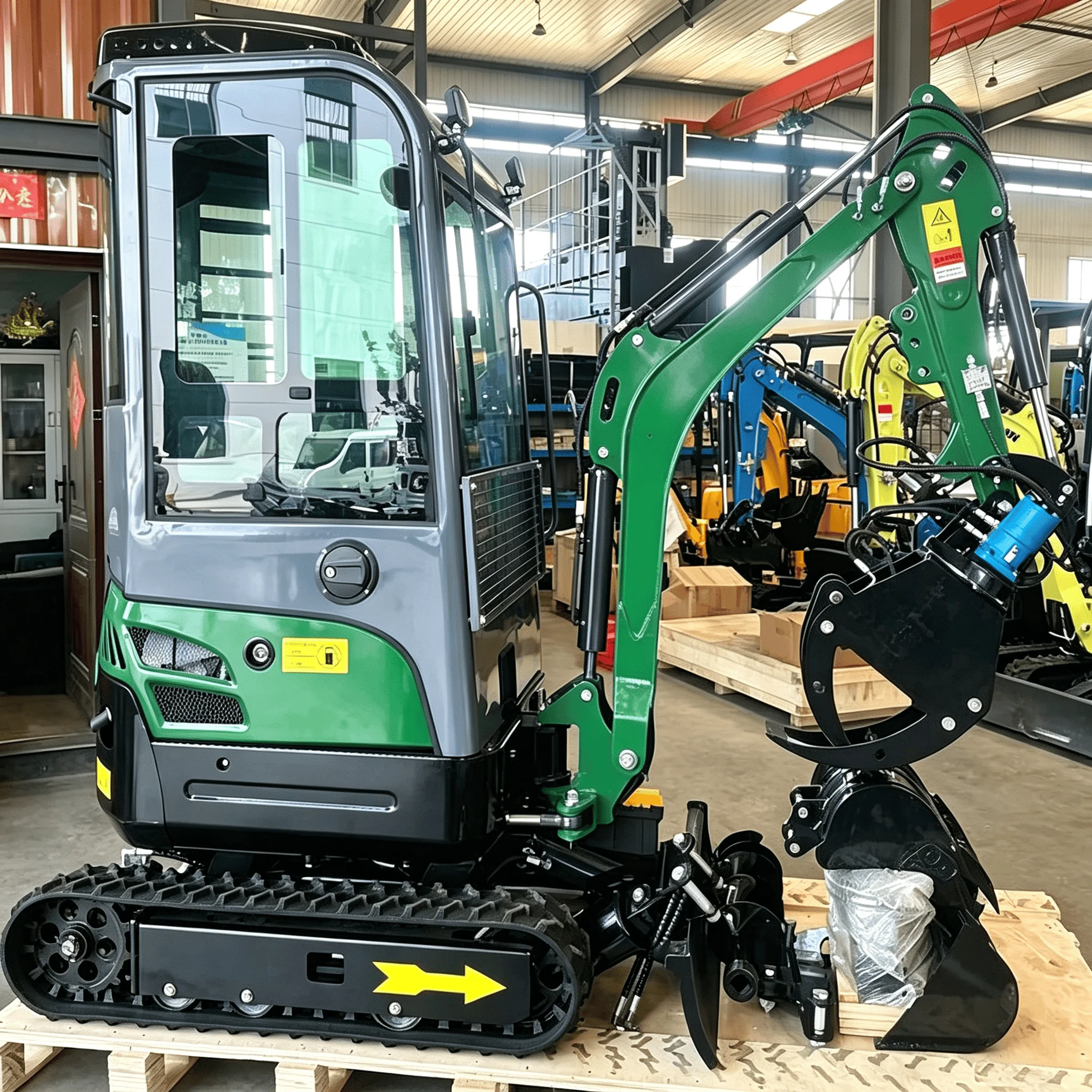 Agriculture Farming Types - Crawler Excavator 1.5 Ton Customized Mini