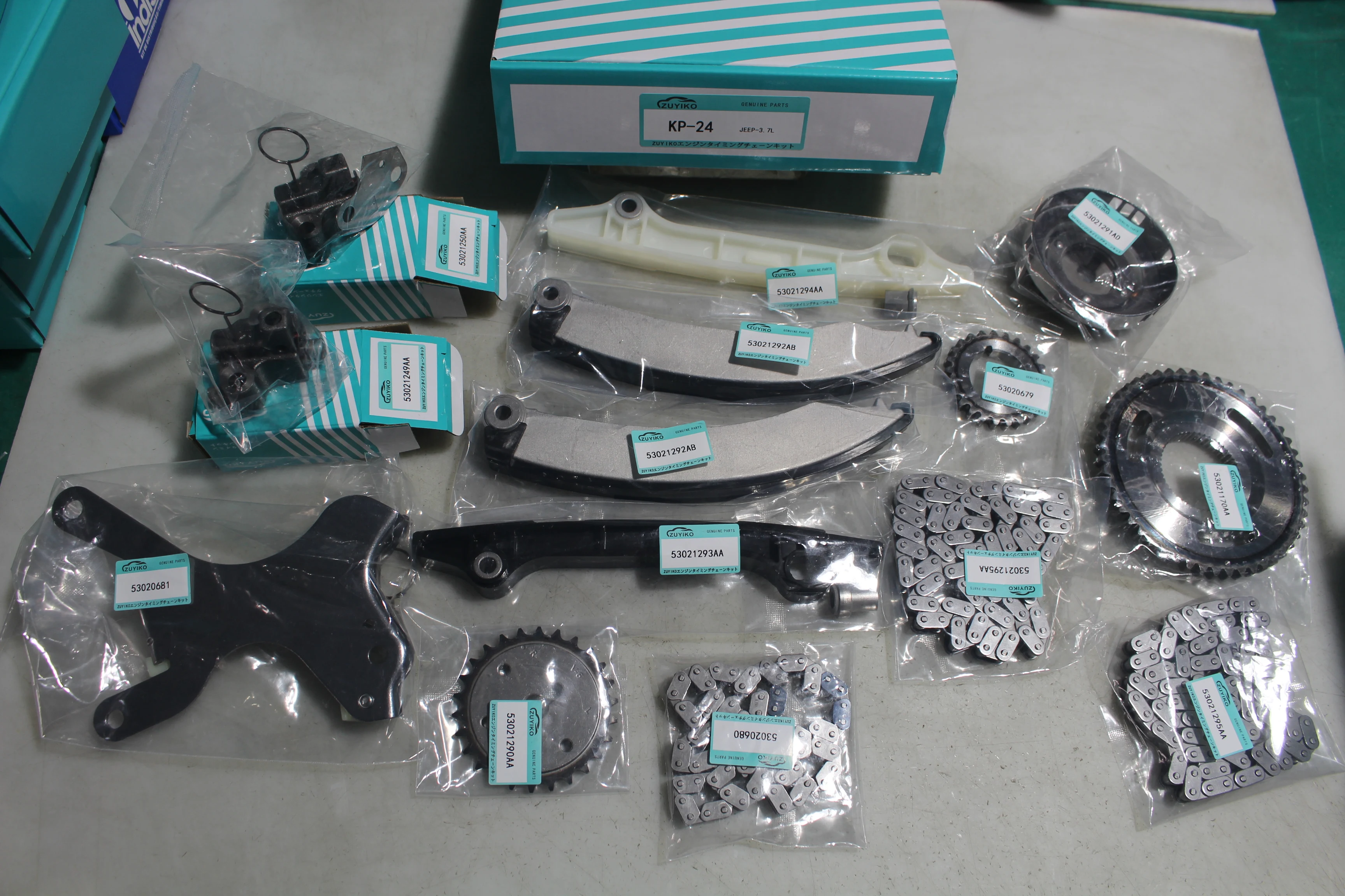 크라이슬러 지프 3.7L 엔진용 타이밍 체인 키트 53021295aa 53020680 KP-24