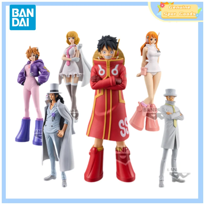 

Фигурки героев аниме Bandai ONE PIECE DXF, серия Grandline, Луффи нами, фигурки-модели, игрушки, подарок для игрушек, хобби для детей