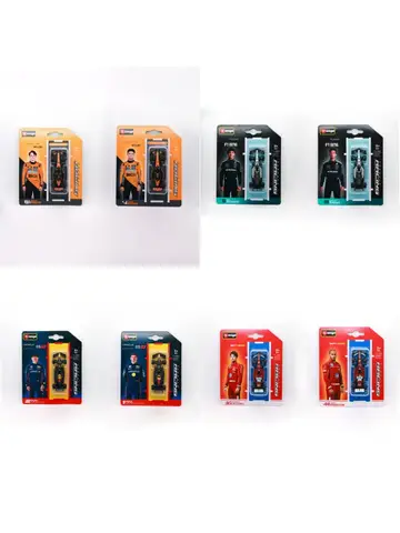 Bburago 1:64 2025 F1 SF-25 RB21 MCL39 W16E australien/Bahrain GP modèle de voiture moulé sous pression