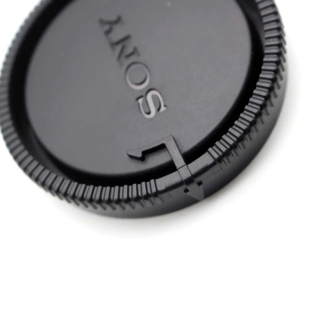 For SONY AF / Minolta MA mount Rear Lens Cap + Camera Body Cap Set Plastic Black without / with Sony logo