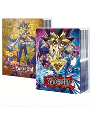 PVC 80Pcs Yu-Gi-Oh! Anime Yugi MutoJoey Joey Wheeler Card Album Cartoon Holder Collectible Album Card Kids Toys Gifts Bandai