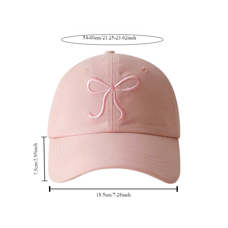 Butterfly embroidered duckbill hat for women's casual wide brimmed sun protection baseball hat to show off small facial features