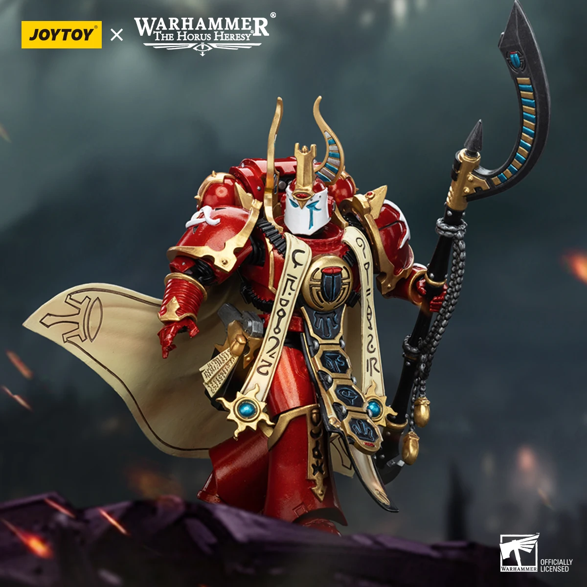 

JOYTOY Warhammer The Horus Heresy 1/18 Scale Thousand sons Ahzek Ahriman 12.8cm Action Figure Articulated Joints Model Dolls