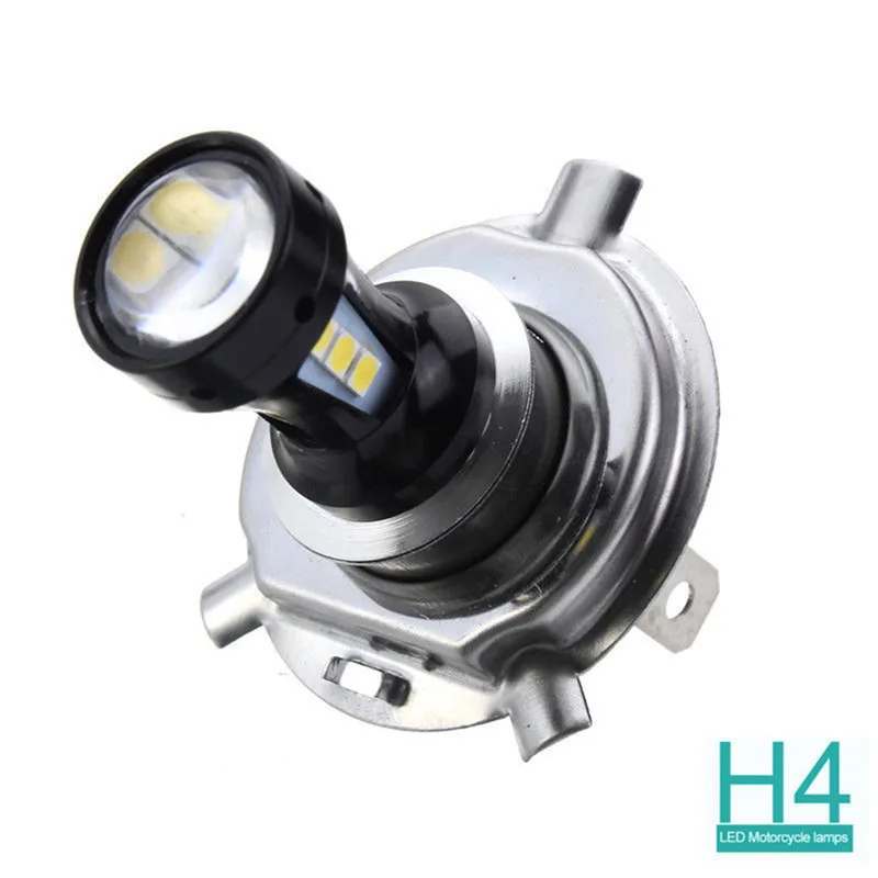 1 pc H4 18W 6500K LED Light Super Bright White Head Car Light Lamp Bulb 67.4 x 47.3mm