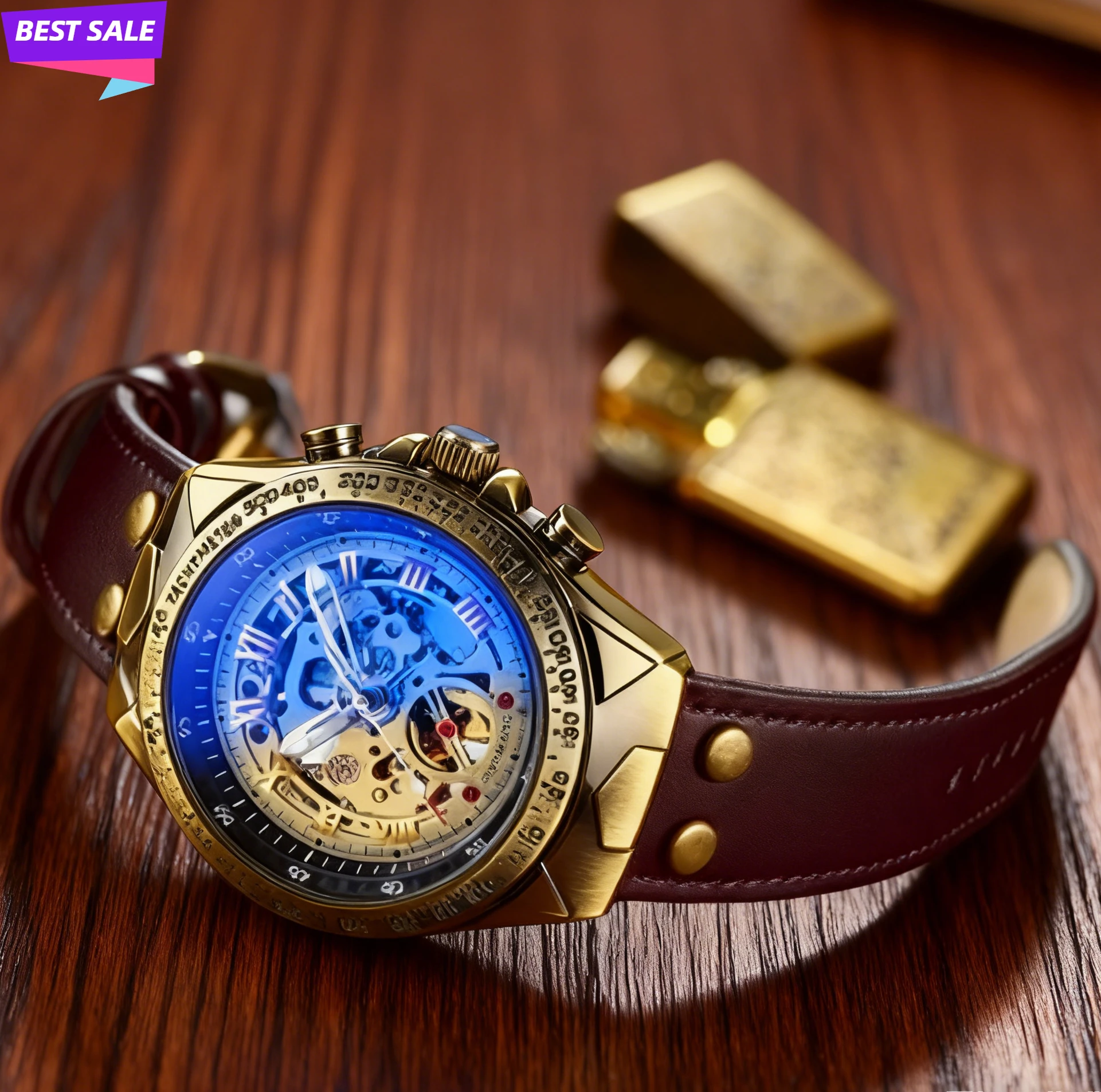 # /BINBOND A275 ساعة ميكانيكية أوتوماتيكية أصلية للرجال مقاومة للماء ريترو توربيون كريستال زجاج ساعة ميكانيكية للرجال