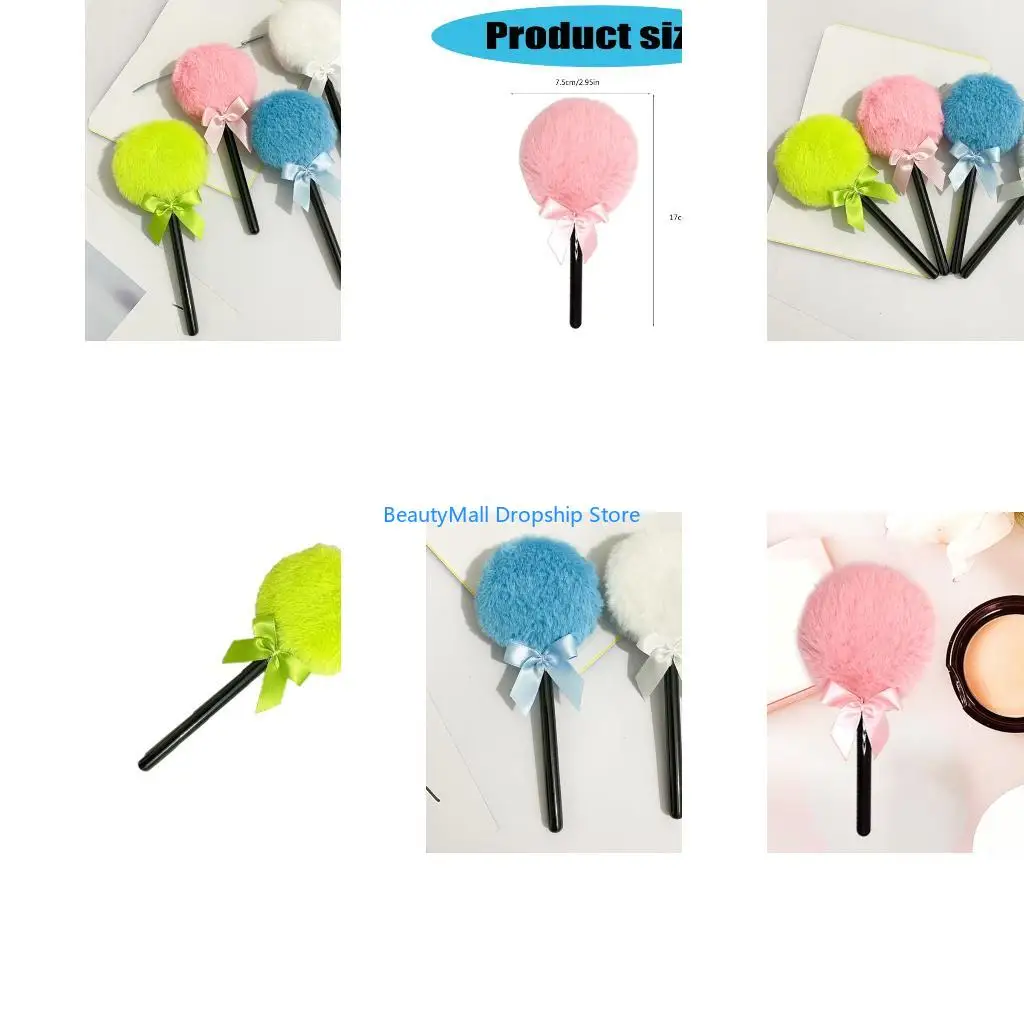 40JD Lollipop Powder Puff Under Eye Loose Body Puff Soft Body Powder Puff