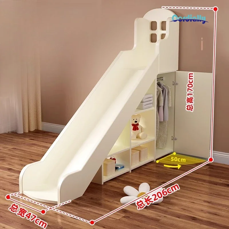 Loft Double Bed With Stairs Frame Headboards King Size Drawer Storage Bunk Beds Kids Children Queen Adult Bedroom Furniture Sets - view 4