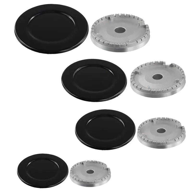 AEE6-4Pcs Portable Gas Stove Burner Replacement - Surface Burner Head Replacement Stove Range Gas Burners Gas Stove Gas Stove