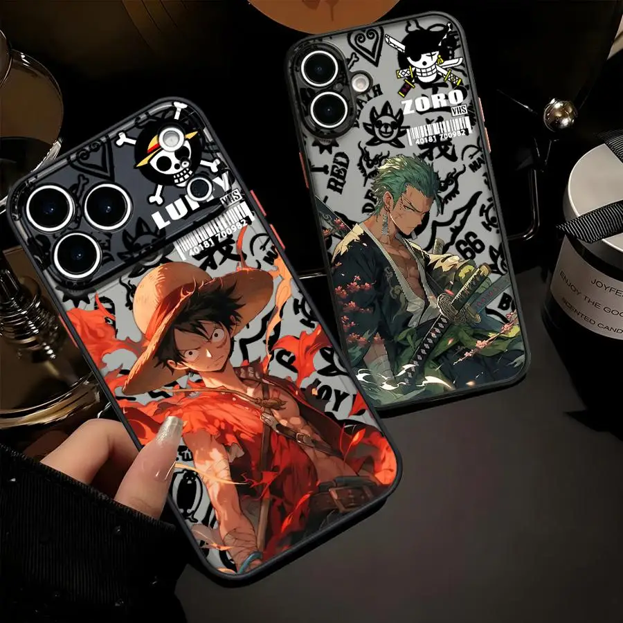 Funda Back Phone Cover Case for iPhone 17 Pro Max Air 17e 12 16 Plus 14 7 8 SE 15 11 XS XR 13 Mini Cool Fifth Gear Luffys
