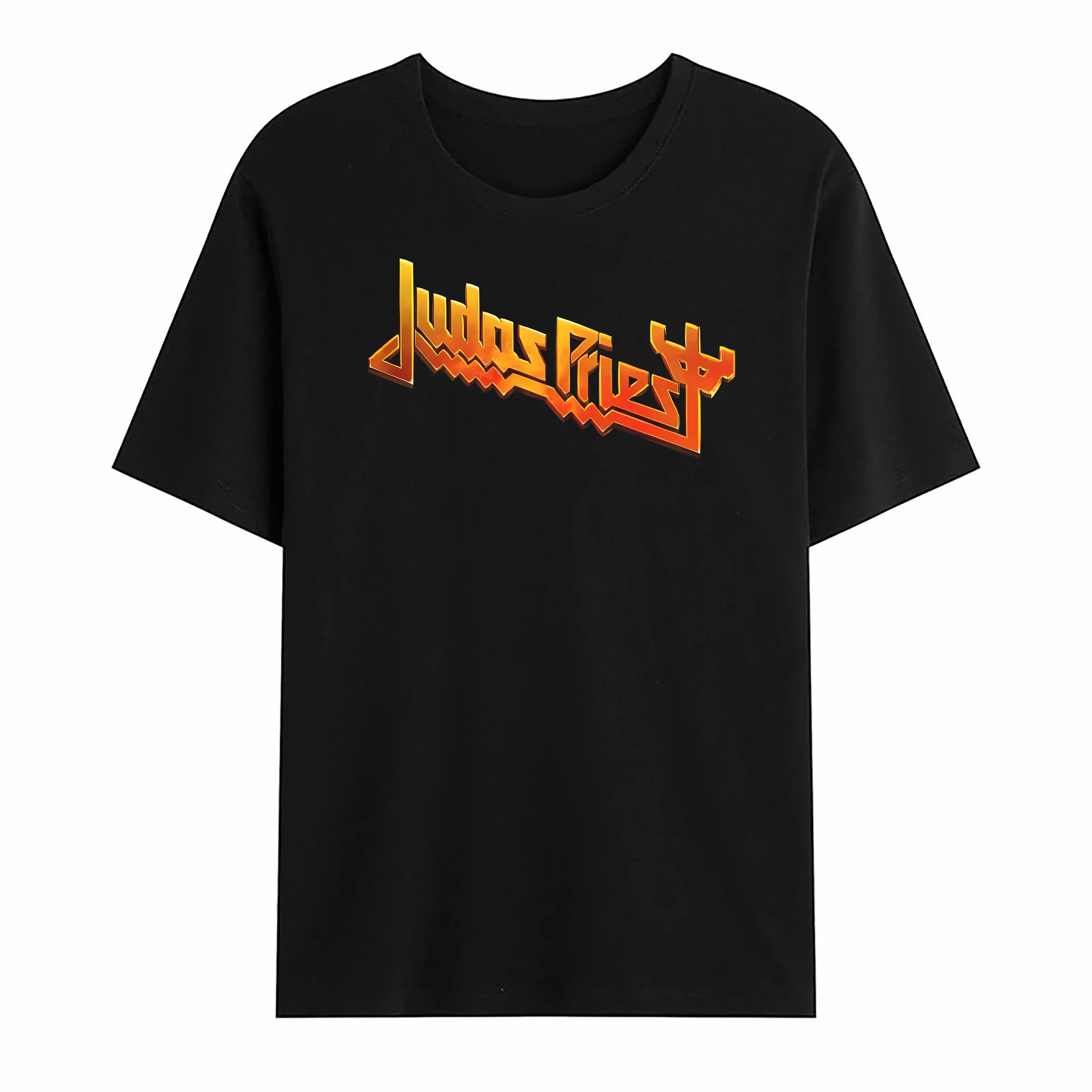 2024 Men Summer T Shirt Judas Priest The Invincible Shield Winged Man Tour 2024 Tour T-shirt Short Sleeves 100% Cotton S-3XL