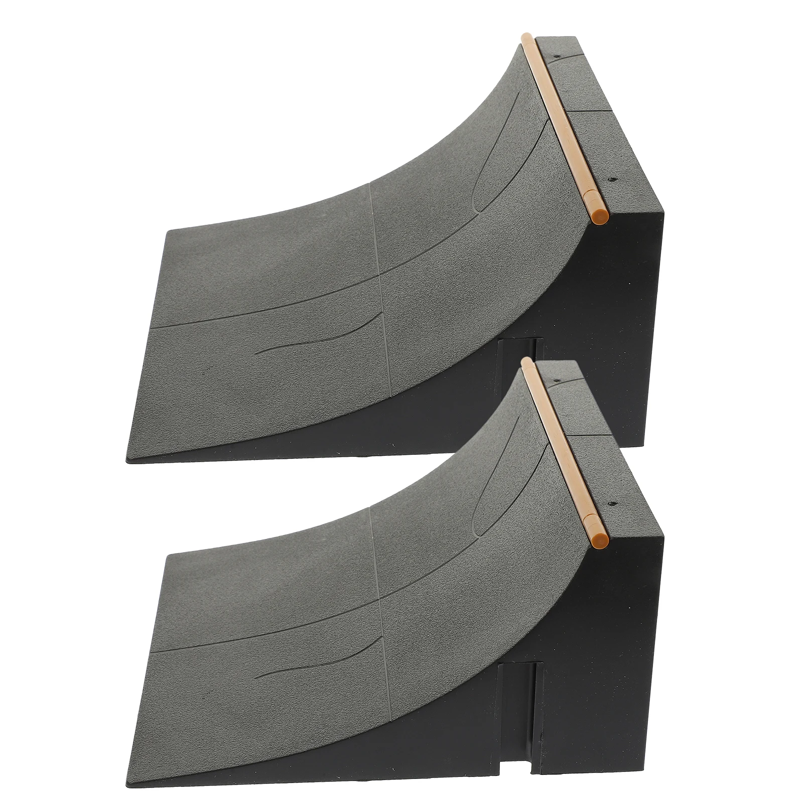 

2 шт., рампа для скейтборда на палец, мини-рамп для скейтбординга, набор, портативный реквизит для скейтборда, аксессуары для грифа, доски для скейтборда, парк