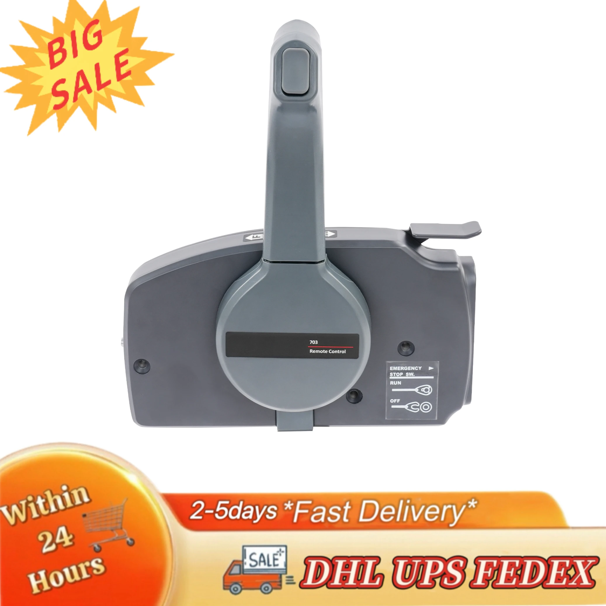 

Outboard Remote Control Box Side Mount Outboard Motor Easy Operation Safety Guard For Small Fishing Boats Recreational Yachts