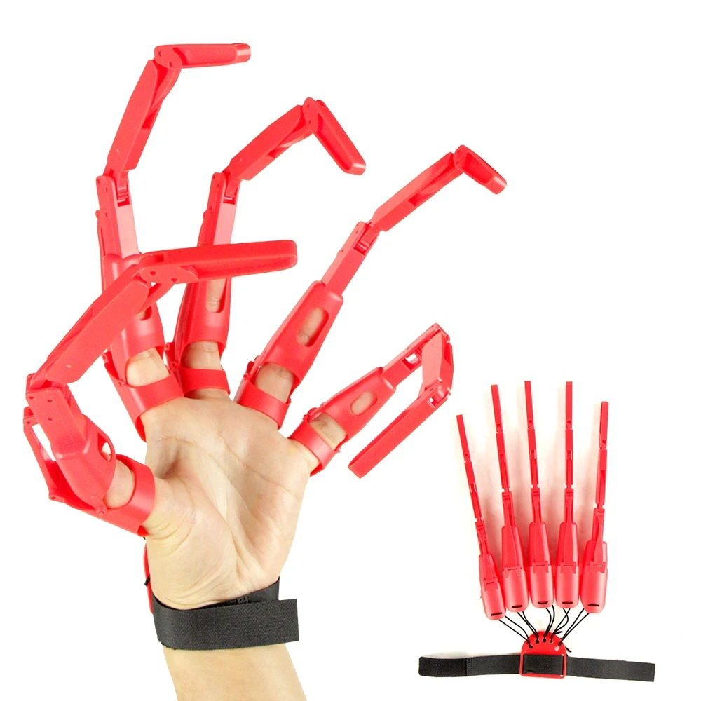 3D Printed Halloween Articulated Fingers Extensions Flexible Joints Movable Wearable Long Fingers Decoration Props Claw Cosplay