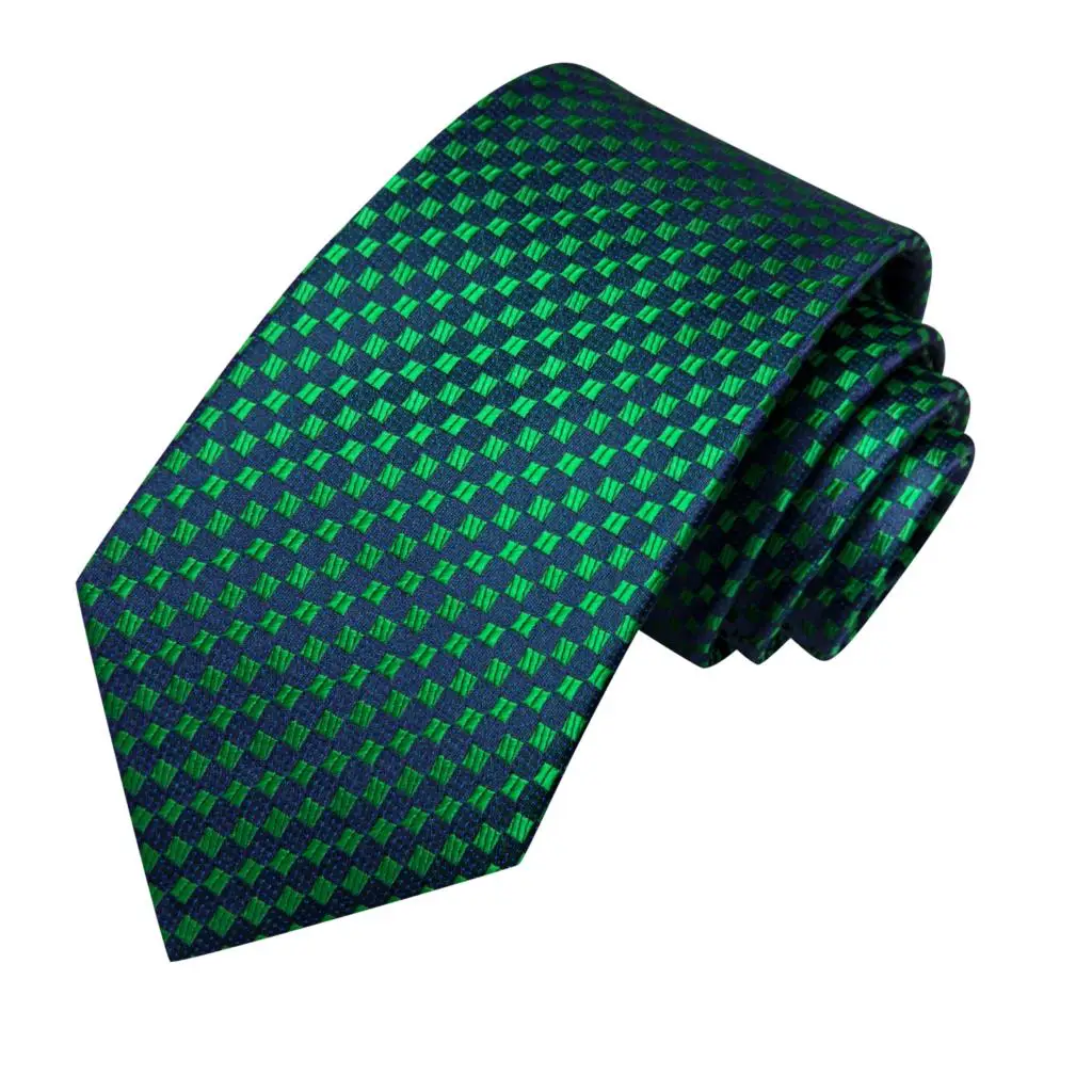 Hi-tie verde escuro psialey seda elegante gravata para homens noivo casamento masculino gravata bolso quadrado abotoadura acessório atacado designer