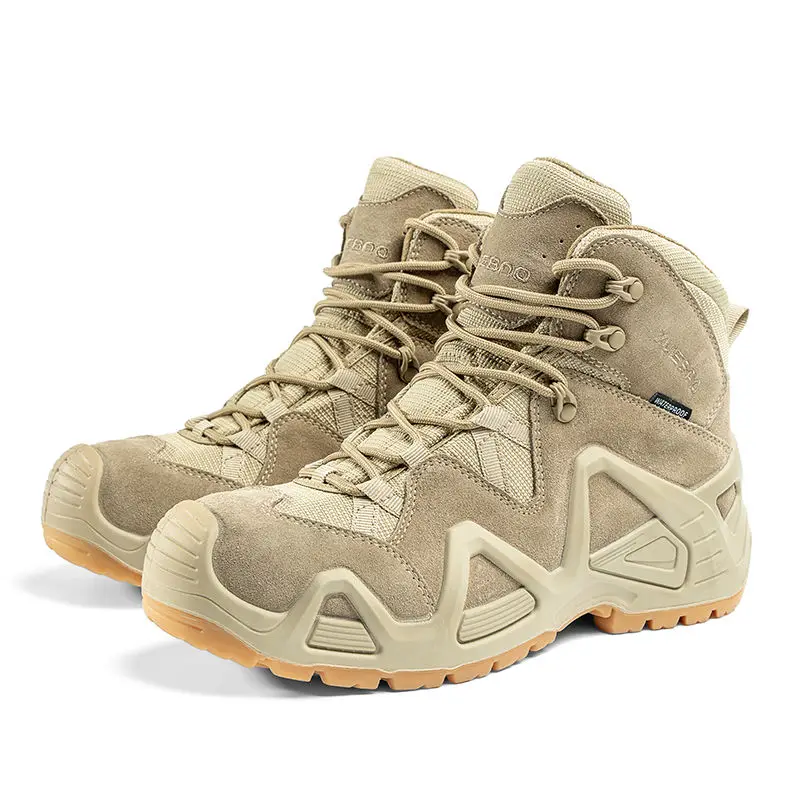 Genuine Xuebao Desert Boots Hiking Shoes Wear-resistant Sneakers, Outdoor Waterproof Combat Boots