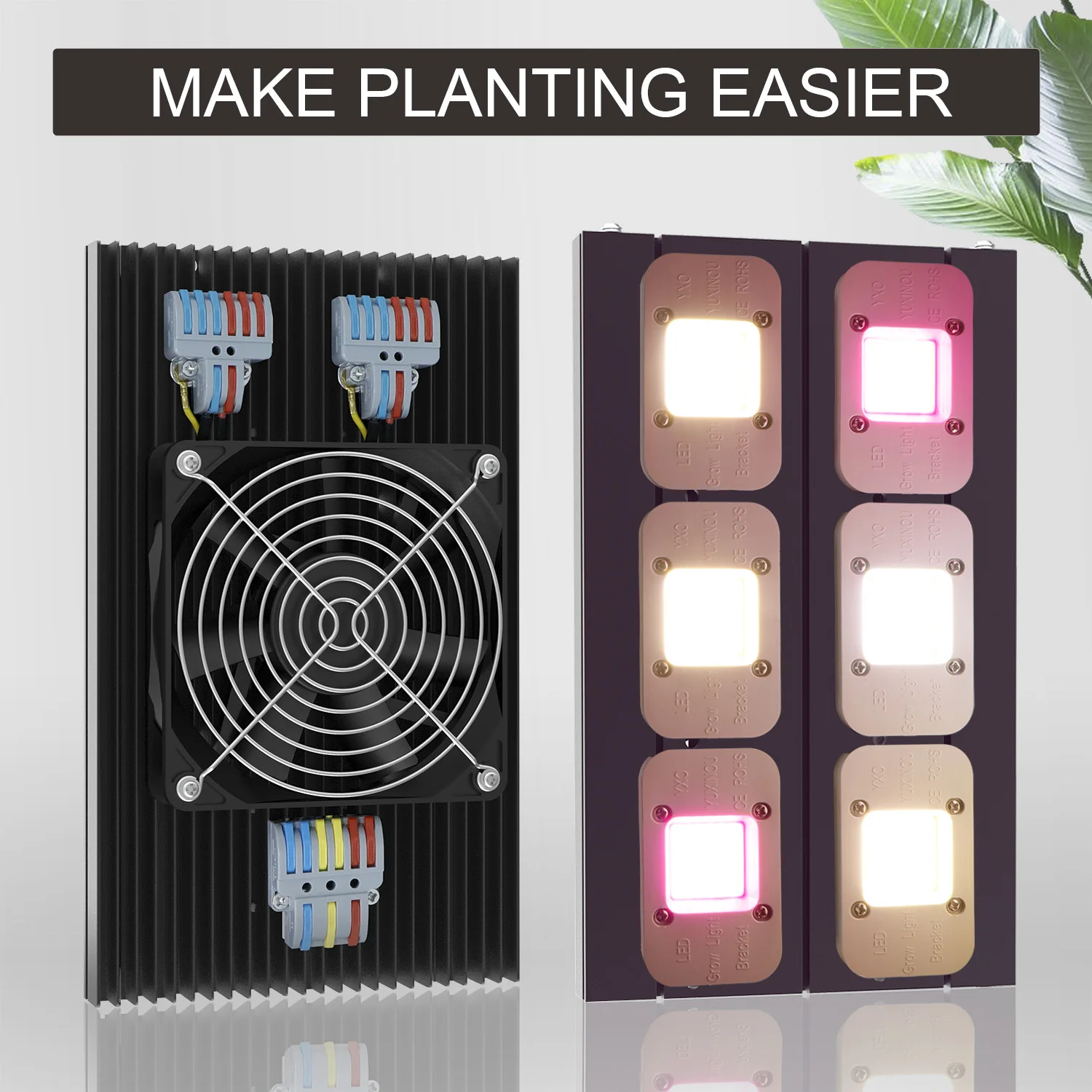 Upgraded Full Spectrum Grow Light Aluminum DOB High PPFD Phytolamp for Greenhouse Garden Greenhouse Tent Indoor Plant Growth