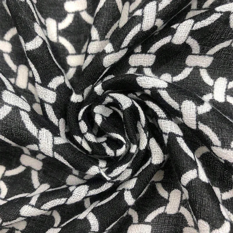 Luxury Brand Autumn Cotton Pashmina Shawl Lady Wrap Warm Winter Scarves Design Print Female Foulard Beach Stoles Scarf 2024