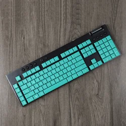 Solid Cyan Blue Red Black PBT Material Keycaps Compatible with Logitech G813 G815 G913 G915 G913 TKL G915 Keyboard