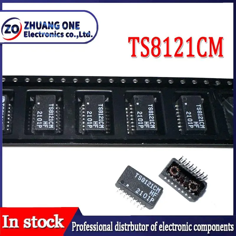 10 pieces TS8121CM TS8121CMHF SOP-16 network transformer filter new original in stock