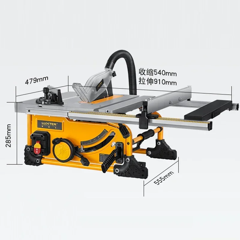 M1H-ZP3-210 Multi-Function 8 Inch Table Saw Portable Electric Cutting Machine househol Woodworking Board Cut Table 220V