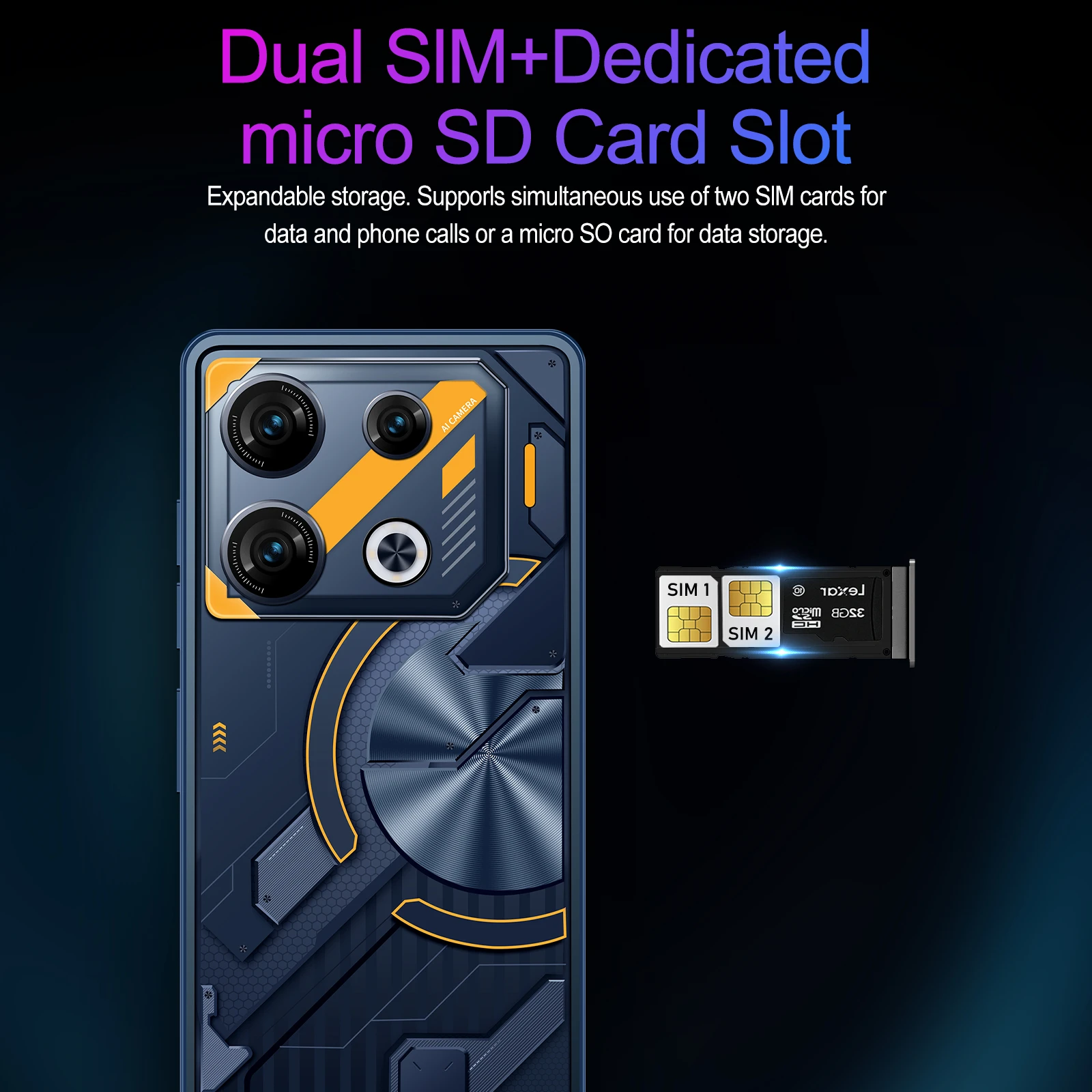 الأصلي Intinix GT30 Pro Snapdragon8 Gen3 16G + 1 تيرا بايت 7000 مللي أمبير 72MP + 108MP 4/5G شبكة هاتف أندرويد نسخة عالمية مقفلة