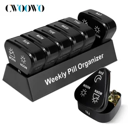 1PCS Weekly Pill Organizer 3 Times a Day,Compact Pill Box 7 Day with Roomy Pill Case and Sturdy Design for Fish Oils,Supplements