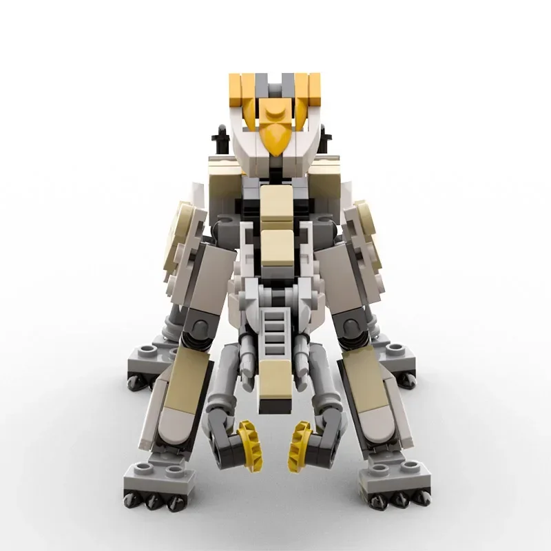 West Monster Horizon Scraper Building Blocks MOC - Zero Dawn Mecha Walker Shell Educational Construction Set for Birthday Gift - view 5