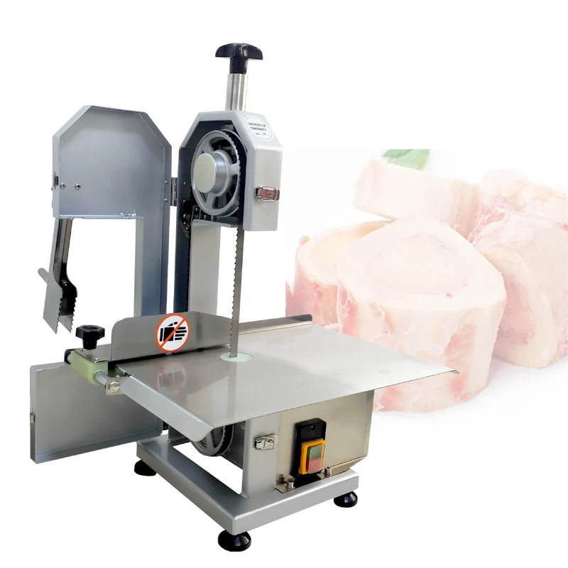 Промышленная электрическая пила для резки костей мяса из нержавеющей стали, говядины, замороженного мяса, куриного мяса
