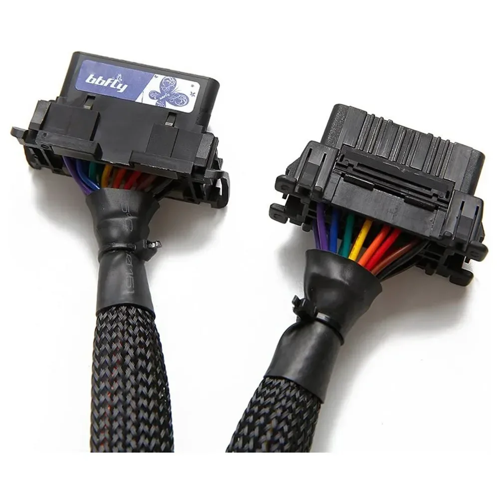 Obd2 الفاصل 16 دبوس obd II الفاصل تمديد 1x ذكر و 2X أنثى تمديد 30 سنتيمتر قارئات رمز السيارة obd كابل محول #5