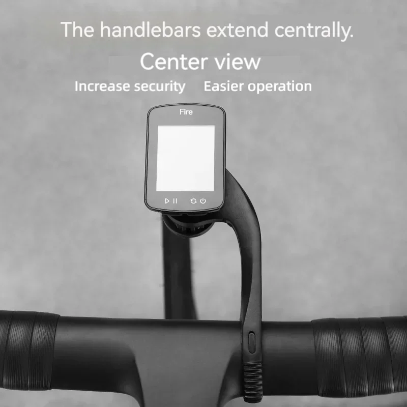 حامل كمبيوتر الدراجة Anerte، محول تركيب الدراجة الأمامي الممتد المشترك لملحقات الدراجة المقود 25-35 مم