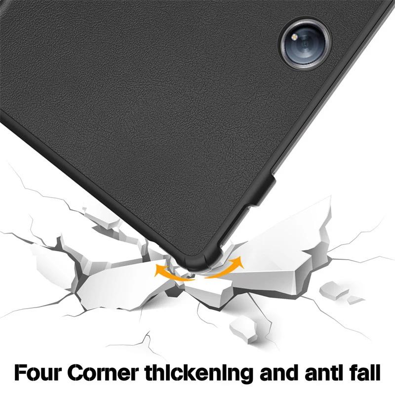 For OnePlus protective case pad 2 leather case tri-fold full cover 24 back shell 12.1
