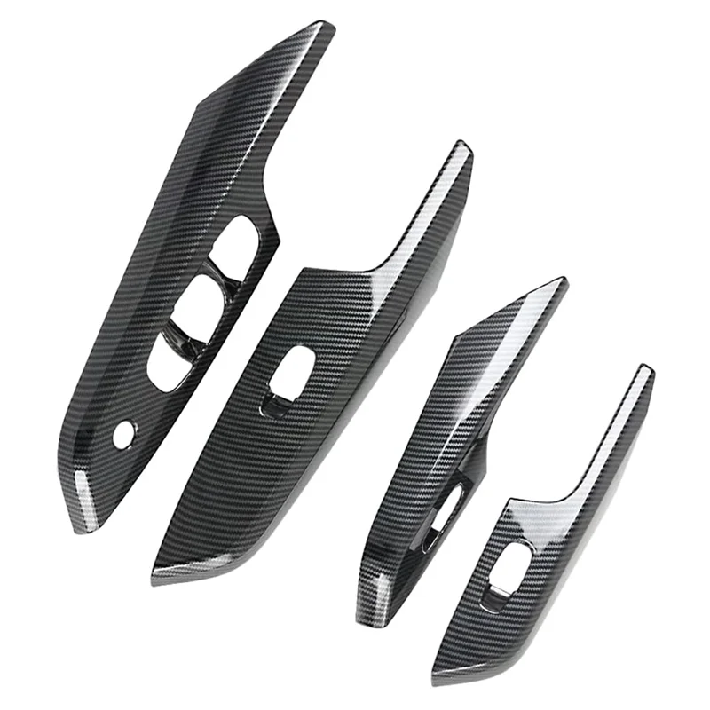 

A85E-Car Window Lift Panel Switch Decorative Frame Inner Armrest Decorative Frame For Nissan Navara 2019-2021