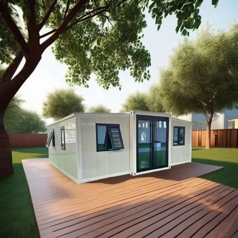 Price Slide Out Durable Prefabricated Mobile Luxury Villa 10ft  20ft 30ft 40 Ft Expandable Container House with 2 Bedrooms