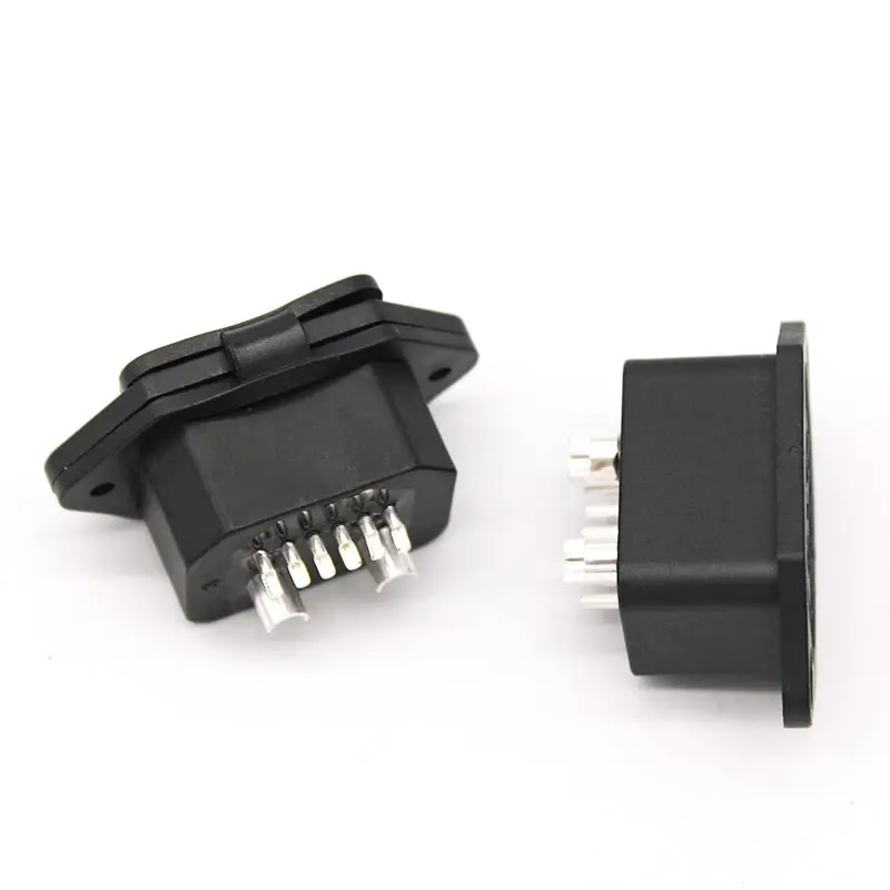 E-BIKE 8Pin 2+6 Battery Connector Scooter Socket Electric Bike Charging Port Cable IP67 30-50A Male Female Plug Batteries Socket