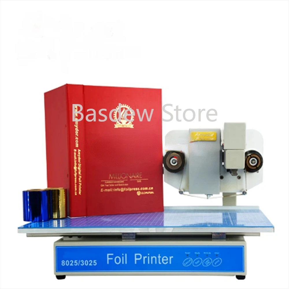 

Dairies Model Amd8025 No Version Cheap Hot Selling Digital for Books Cover Gold Foil Stamping Printer