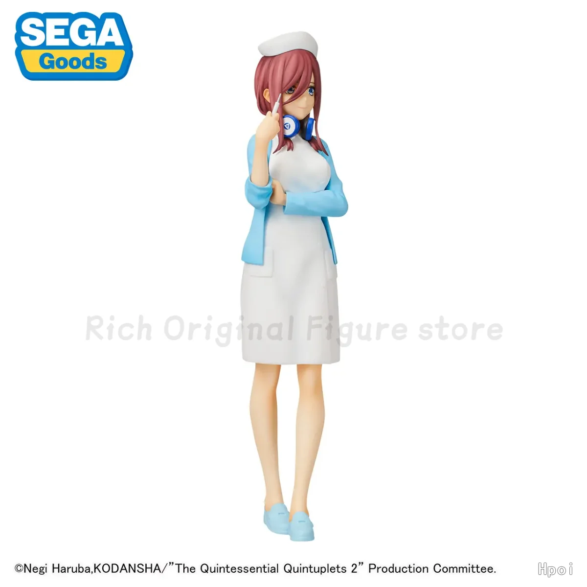 

【In Stock】Original SPM Gotoubun No Hanayome ∬ Nakano Miku Nurse Style Anime Figure Model Toys