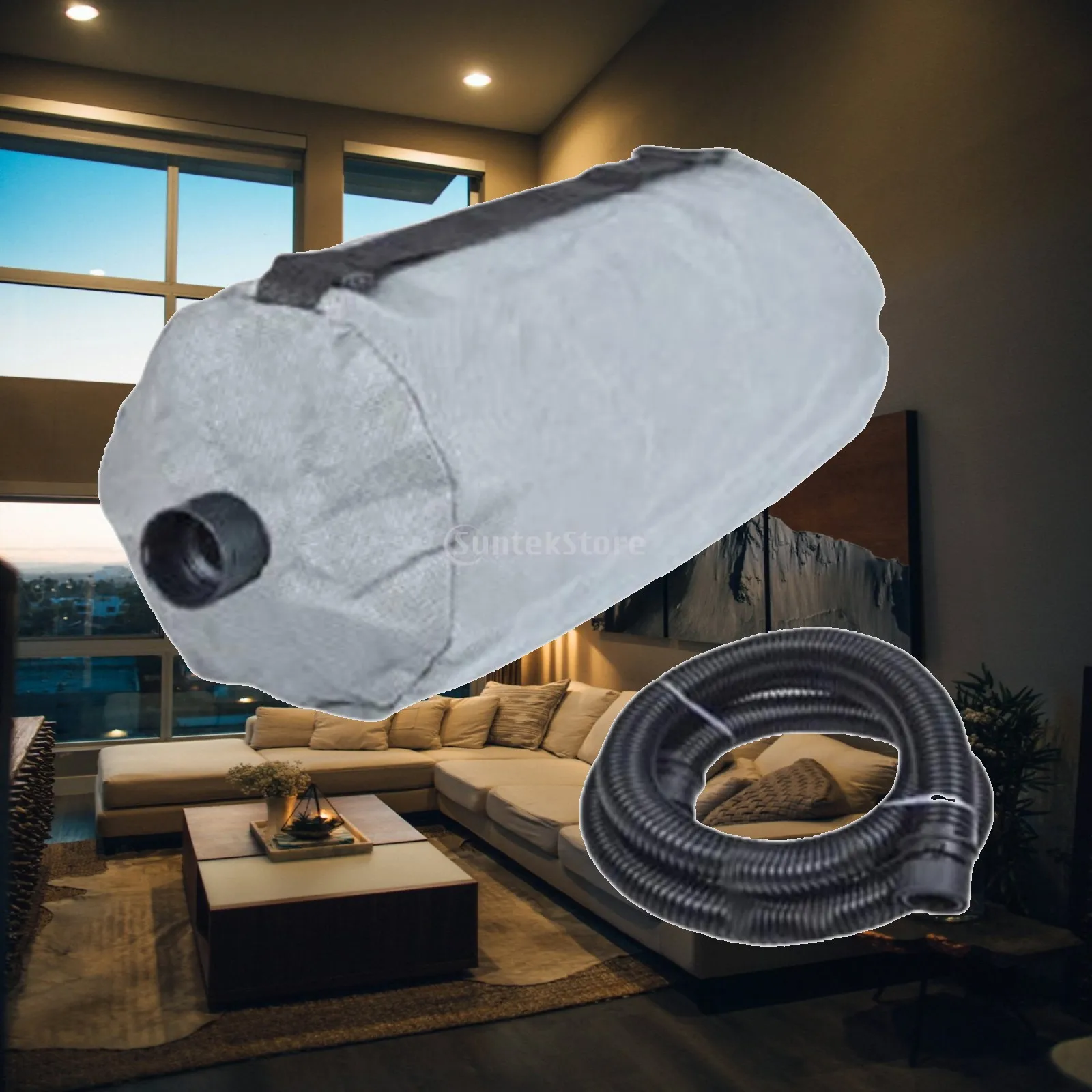 Wall Grinding Machine Dust Collection Bag Washable Folding Canvas Accessory for Drywall Tools