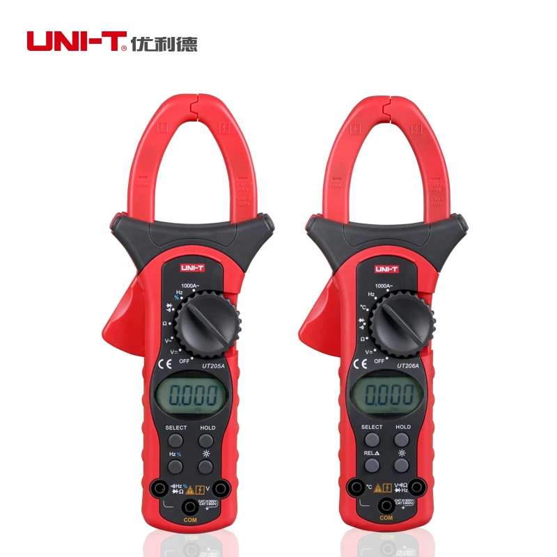 Unidux UT205A/UT206A/UT207A/UT208A/UT209A Clamp Meter Digital High Precision Meter