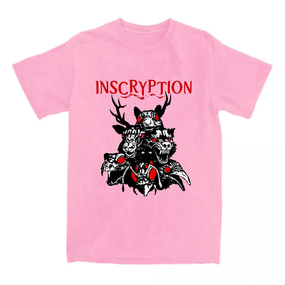 아이코닉한 네스 로고가 있는 토템 에센셜 티셔츠 호러 게임 인스크립션 프린팅 티셔츠 힙합 유니섹스 스트리트웨어 루즈 의류