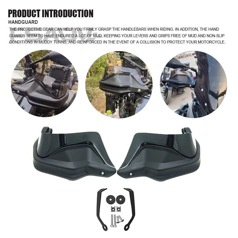 Motorcycle Handguards Shield Guard Windshield Hand Wind Protection Fit For Benelli TRK702 TRK702X TRK 702 TRK 702X 2022 2023